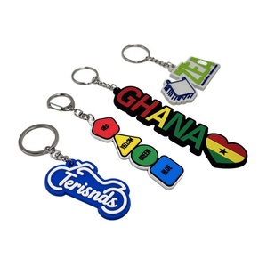 Custom PVC Keychain | Waterproof Soft Rubber Keyring with Logo | Promotional Gifts & Bulk Wholesale OEM/ODM - Product Image 1
