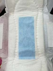 Serviettes hygiéniques en coton à ions négatifs pour femmes, super absorbantes, ultra douces, avec ailes, <span class=keywords><strong>design</strong></span> à plis latéraux, certifiées ISO9001, menstruelles - Product Image 5