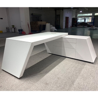Meubles modernes de jeu de vente d'usine de table de bureau exécutif d'importation avec le coffret