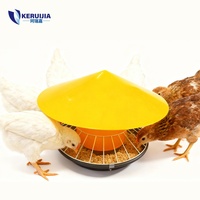 Nouveau distributeur automatique de nourriture pour poulets, mangeoire en plastique facile à utiliser