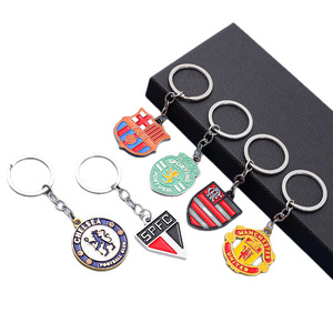 Llavero de Aleación de Zinc Pintado por Ambos Lados con Logotipos de Clubes de Fútbol para Manchester United y Barcelona - Product Image 5