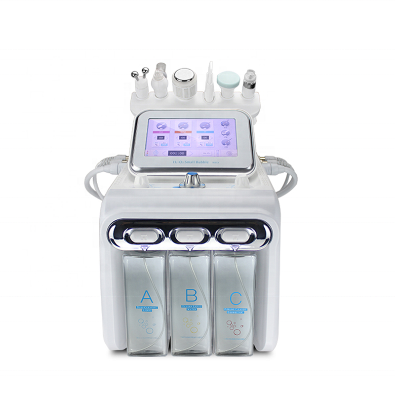 First generation 6 In 1 facials Machine Small Bubble Skin Treatment Machines for Scar Acne Removal