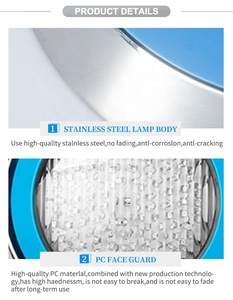 Pikes Vente en gros IP68 ABS LED Lumières <span class=keywords><strong>de</strong></span> <span class=keywords><strong>piscine</strong></span> Portable Vert Au-dessus du sol Rvb Lampes sous-marines Vert CCT pour paysage - Product Image 5