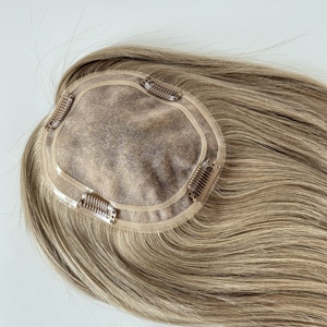 Perruques pour femmes 5.5*6.5 Mono, cheveux naturels, pour cheveux clairsemés, toupet féminin, couleur naturelle, densité 130% # FF - Product Image 3