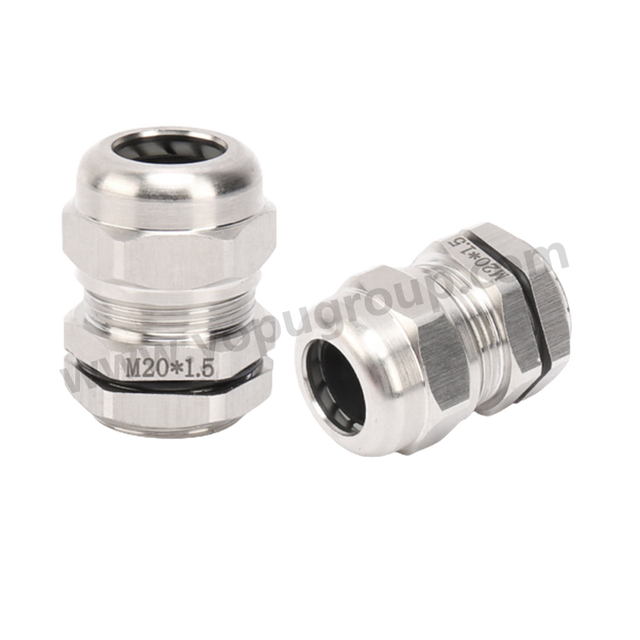 Pg13.5 Brass Cable Gland Waterproof Nickel Plated Brass M10 Motor Cable Gland