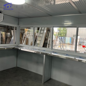 บูธเคลื่อนที่ บ้านสำเร็จรูปจากตู้คอนเทนเนอร์ โครงสร้างเหล็กชุบสังกะสี ฉนวนกันความร้อนและกันลม - Product Image 3