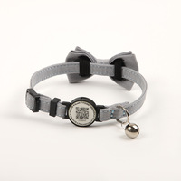 Collar Antipérdida Inteligente para Mascotas con Patrón a Cuadros, Código QR para Localización de Gatos, Prevención de Desplazamientos, Poliéster, Estilo Británico