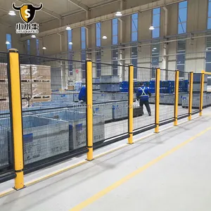 Machine Guarding Safety Fencing Industrial Safety Fencing Flexible Bollard For Robotics Machinery