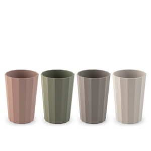 Set Of Four Coliseum Polypropylene <b>Glasses</b> 40 Cl <b>Plastic</b> Drinkware - Product Image 1