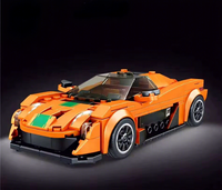 Mould King 27001-27088 Mini Famous Super Racing Model Set Mainan Balok Plastik DIY Mobil Blok Bangunan