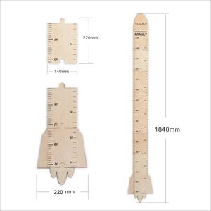 Mesure de la hauteur des enfants, tableau en bois personnalisé, pour les enfants - Product Image 2