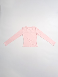 CNSHELL Nuova Maglietta a <span class=keywords><strong>Maniche</strong></span> <span class=keywords><strong>Lunghe</strong></span> in Tessuto Modal con Logo Personalizzato, Moda 'FITS EVERYBODY', Effetto Nudo, per Yoga, Casa e Lingerie - Product Image 6