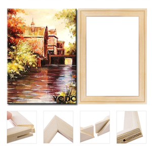 Imagem de parede portátil para moldura, faça você mesmo, acessórios para parede de pinha sólida, moldura - Product Image 2