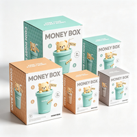 Boîte à monnaie en carton blanc standard imprimée sur mesure en usine, expédition rapide en 72h, boîte en carton recyclable en gros
