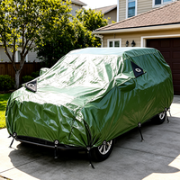 Bâche verte imperméable avec œillets, auvents durables, protection contre la pluie en PE
