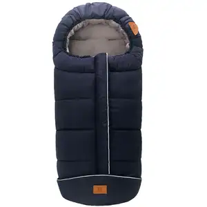 Repose-pieds polaire en coton thermique personnalisé pour bébé, garde au chaud, doux pour la peau, sac de couchage d'hiver pour bébé