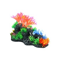 OG-216 Vente en gros, Ornement créatif en résine non toxique pour aquarium, Plante artificielle, Grotte cachette, Décoration de paysage pour aquarium