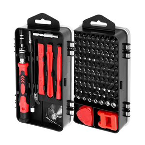 नया मॉडल 115-टुकड़ा सटीक स्क्रूड्राइवर बिट्स सेट ओम स्क्रैपर हैंड टूल किट एंड्रॉइड फोन लैपटॉप के लिए हार्ड केस - Product Image 1