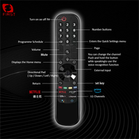 Télécommande Vocale Intelligente de Qualité Supérieure MR21GA MR22GA MR23GA MR24GA, Remplacement Personnalisé pour LG