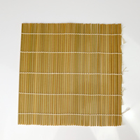 Kit de tapis à sushi en bambou multi-tailles pour la restauration, tapis à sushi en bambou réutilisable, ensemble de tapis à sushi pour la maison, bricolage