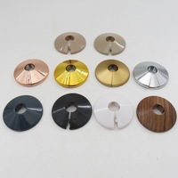 Kit de 15 caches en plastique pour tuyaux de 15 mm, pour radiateur, robinet et vanne d'angle d'eau