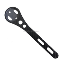 Lasergesneden geïntegreerde carbon fiber code-tafelverlengingsbeugel op maat gemaakte CNC-freesbewerking 3K carbon fiber RC ruimtevaart frame onderdelen