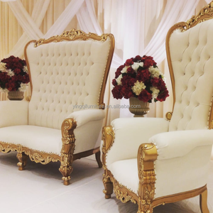 Chaises de mariage King thrones causeuse canapé blanc <span class=keywords><strong>à</strong></span> vendre - Product Image 4