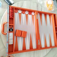 Fabricant d'usine, ensemble de backgammon de luxe sur mesure en cuir PU extra large, jeu de backgammon de qualité supérieure, vente en gros