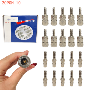 Japanese Style 20/30/40 PSH Pneumatic <b>Quick</b> Connect Coupling Air Hose Fitting 8/10pcs Box - Product Image 4