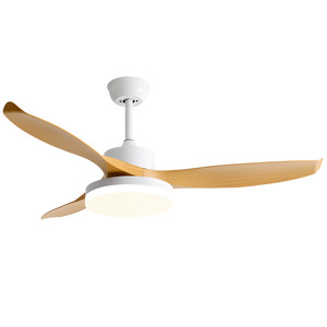 Modern Minimalist <b>Ceiling</b> <b>Fan</b> Light With Led Light For Living Room And Study Flush Mount Fixed Blade Design - Product Image 2