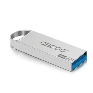 Customized Gift USB 2.0 Flash Drive 4GB 8GB 16GB 32GB 64GB Metal Pack Box Custom Logo Pendrive