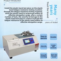 High Accuracy Elastic Band and Woven Tape Fatigue Testing Machine with Repeated Stretching/Retracting Lifespan for