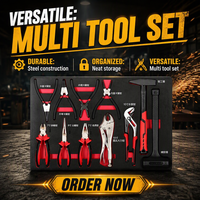 Nouvel ensemble d'outils automobiles de 236 pièces, outils manuels, coffret rigide, OEM personnalisable, boîte à outils roulante