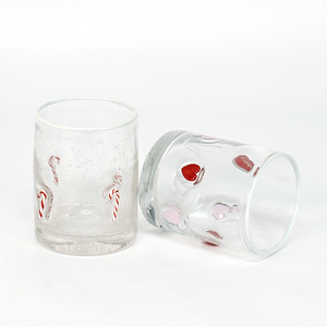 Vasos de Vidrio de Lujo para Velas, Vasos para Bebidas con Diseño Navideño, Cristalería para Decoración de Bodas - Product Image 3