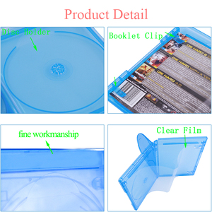 Yuzmei nhựa BLURAY DVD trường hợp 11mm Blue Ray DVD trường hợp 14mm Blu-ray <span class=keywords><strong>CD</strong></span> trường hợp đĩa duy nhất Blu-ray bao bì <span class=keywords><strong>CD</strong></span>/DVD lưu trữ hộp - Product Image 3