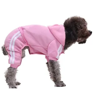 Ropa Para Mascotas, capucha de diseño de lujo, personalizable, en blanco