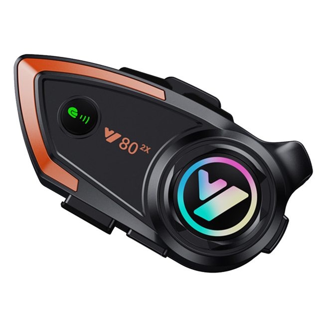 Y80 2x Motorcycle Helmet Intercom BT Headset 800m for 2 Riders Wireless Waterproof Intercomunicador Motor Interphone