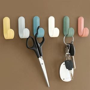 Crochet adhésif sans perçage pour l'Europe du Nord, sans trace, pour cuisine, maison, derrière la porte, pour vêtements - Product Image 2