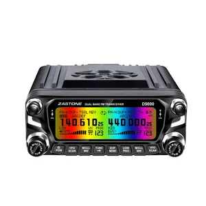 חם למכור Zastone D9000 60W רכב ווקי טוקי 50km להקה כפולה UHF VHF נייד רדיו