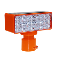Maxroad MR-SLL110, signalisation routière de sécurité, lumière stroboscopique solaire, couleur jaune, protection IP33, réfléchissant, LED haute luminosité