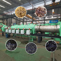 Machine de carbonisation continue pour la production de charbon de bois à partir de coques de palmier et de noix de coco, équipement de carbonisation à haute productivité