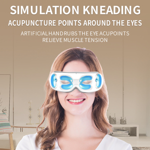 Vibration acupressure eye <b>massager</b> Screen use eye care device White electric eye <b>massager</b> - Product Image 5