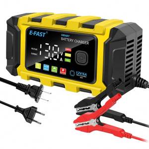 2024 nuevo cargador de goteo de reparación de pulso automático 12V cargador de baterias de carro portatil para AGM GEL EFB Calcio LiFePo4 - Product Image 2