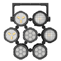 Projecteur LED COB professionnel IP66 150W RGBLAC avec contrôle par application 9CH 14CH DMX512, lumière de scène modulaire pour concerts en extérieur et tournées