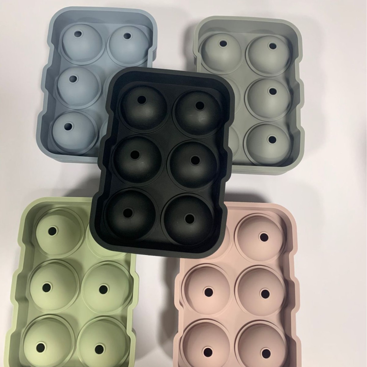 6-Ball Ice Grid Morandi Green