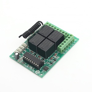 12V 4-kênh không dây điều khiển từ xa <span class=keywords><strong>Transmitter</strong></span> <span class=keywords><strong>Receiver</strong></span> 4 phím học tập cho động cơ với điều khiển từ xa thiết bị chuyển mạch - Product Image 4