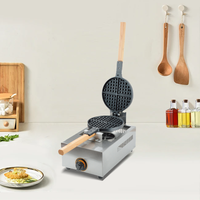 Équipement de cuisine Offre Spéciale gaufrier à gaz commercial gaufrier en acier inoxydable GPL pour la vente en gros