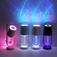 Creative רומנטיקה צבעוני LED הקרנת שולחן לילה מנורת 3 ב 1 Led מכשירי אדים אולטרסאונד הקרנה לחדר שינה