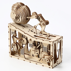 Đồ chơi xếp hình 3D bán chạy, cắt laser, xúc xắc gỗ tùy chỉnh, mô hình cơ khí 3D - Product Image 4