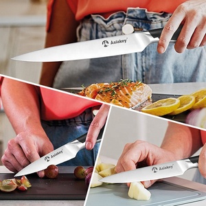 Nhà bếp chuyên nghiệp dao thép không gỉ dao kéo bộ với Ergonomic <span class=keywords><strong>ABS</strong></span> xử lý nhà máy-laser Logo - Product Image 5